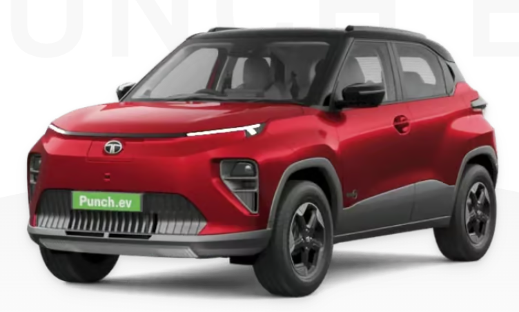 tata punch ev red color