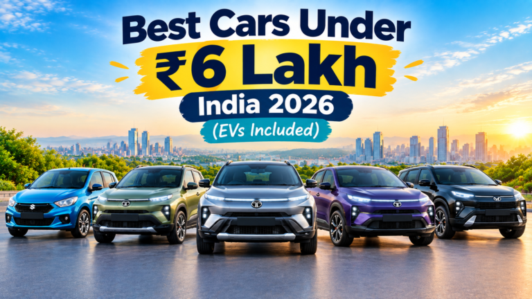 Best Cars Under 6 Lakh India 2026