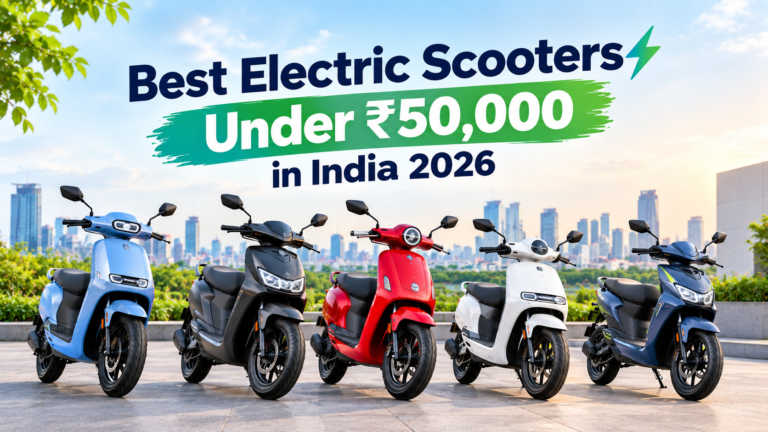 best electric scooters under 50000 in India 2026