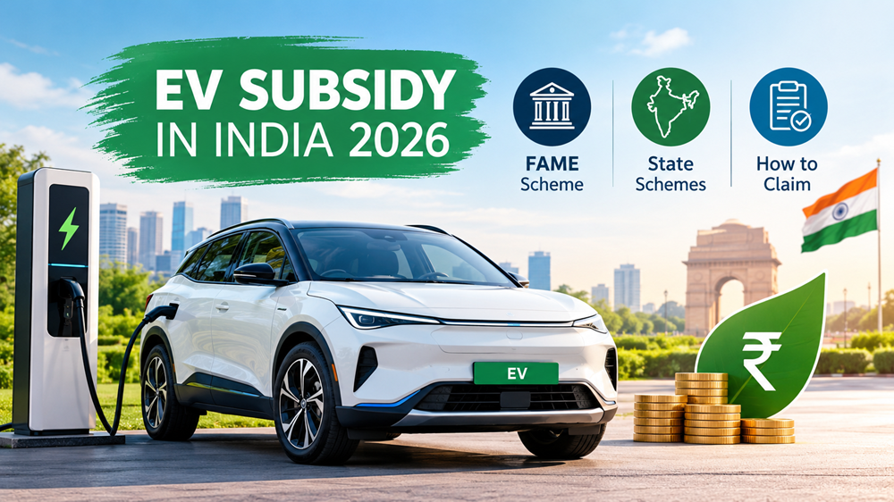 EV Subsidy in India 2026