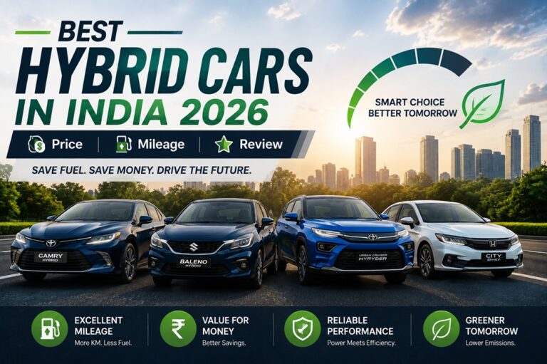 Best Hybrid Cars in India 2026: Price, Mileage & Review